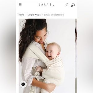 Lalabu simple wrap - oatmeal